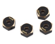 Samix SCX10 II Brass 12mm Hex Adapter (4) (6mm) | product-related
