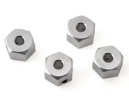 Samix SCX10 II Aluminum 12mm Hex Adapter (Silver) (4) (8mm) | product-also-purchased