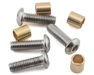 more-results: The Samix SCX10 III/Capra Brass Knuckle Bushing Set features machined brass sleeves, a