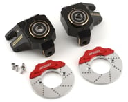 more-results: The Samix&nbsp;SCX6 Brass Heavy Duty Steering Knuckle Set with Brake Rotors provide a 