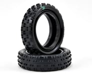 more-results: Schumacher "Cut Stagger" Low Profile 2.2" 1/10 2WD Buggy Front Turf Tires (2) (Green)