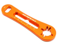 more-results: This is the Serpent Flywheel Wrench. This billet aluminum wrench features a combinatio