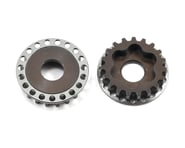 more-results: This is a pack of two Serpent 19 Tooth Aluminum Mid Pulleys for use with the S411 4.0 