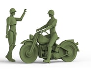 more-results: Model Kit Overview: The Suyata 1/35 Military Motorcycle Model Kit is a unique unassemb