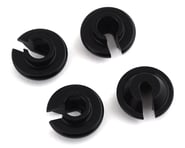 more-results: This is a pack of four ST Racing Concepts Black Enduro Brass Lower Shock Retainers, in