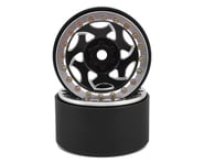 SSD RC 2.2 Champion Beadlock Wheels (Black/Silver) | product-related