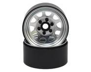 more-results: SSD Stock 1.9" Steel Beadlock Wheels feature a silver finish and machined aluminum 12m