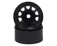 more-results: SSD Stock 1.9" Steel Beadlock Wheels feature a black finish and machined aluminum 12mm