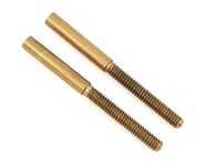 more-results: This is a pack of two Sullivan 2-56 Threaded Medium Brass Couplers. Features: Two 2-56