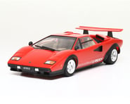 more-results: The Tamiya 1/24 Lamborghini Countach LP500S is a red plated version of a modern classi