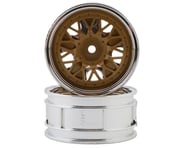 more-results: Tamiya 4WD/FWD Touring & Rally Car 2-Piece Mesh Wheels (Chrome/Gold) (2)