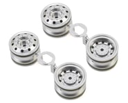more-results: This is a pack of four Tamiya On-Road Racing Truck Wheels in Chrome color. These are t
