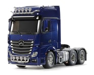 more-results: The Tamiya&nbsp;1/14 Mercedes-Benz Actros 3363 Semi Kit comes pre-painted in Pearl Blu