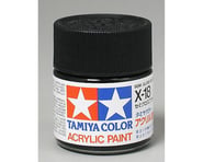 more-results: This is a Tamiya 23ml X-18 Black Semi-Gloss Acrylic Paint. Tamiya acrylic paints are m