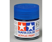 more-results: This is a Tamiya 23ml X-23 Clear Blue Acrylic Paint. Tamiya acrylic paints are made fr