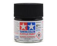 more-results: This Tamiya 23ml XF-1 Flat Black Acrylic Paint is made from water-soluble acrylic resi
