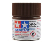 more-results: This Tamiya 23ml XF-64 Flat Red Brown Acrylic Paint is made from water-soluble acrylic