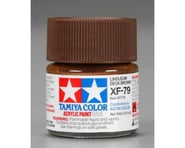 more-results: This Tamiya 10ml XF-79 Flat Deck Brown Acrylic Paint is made from water-soluble acryli