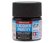 Tamiya LP-40 Metallic Black Lacquer Paint (10ml) | product-related