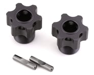 more-results: Tekno RC Aluminum 17mm Lightened Hex Wheel Hub Set (Gun Metal) (2) (+4mm Offset)