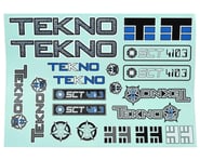 more-results: This is a Tekno RC SCT410.3 Decal Sheet. Package includes one sheet, with a variety of