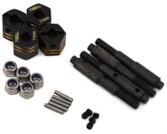 more-results: Wide Stub Axles &amp; Hex Adaptors Overview: Treal Hobby Redcat Gen8 Brass Wide Track 