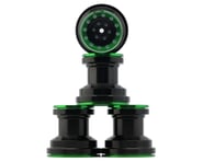 more-results: Treal Hobby Losi Mini LMT 7075 Aluminum Beadlock Wheel Set (4) (Black/Green)