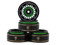 more-results: Treal Hobby Type C 1.0" Brass Beadlock Crawler Wheels (Green) (4) (27.3g)