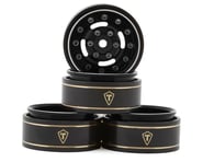 more-results: Treal Hobby Type F 1.0" Deep Dish Beadlock Wheels (Black) (4) (22.7g)