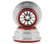 more-results: Treal Hobby Type A Aluminum Beadlock Wheels for Traxxas® UDR® (Silver/Red) (2)