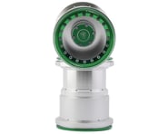 more-results: Treal Hobby 2.6" Aluminum Beadlock Monster Truck Wheels (Silver/Green) (2)