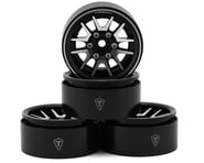 more-results: Treal Hobby Type L 1.9" V-Spoke Beadlock Wheels (Black) (4)