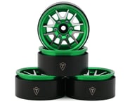 more-results: Treal Hobby Type L 1.9" V-Spoke Beadlock Wheels (Green) (4)