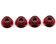 more-results: This is a pack of four Traxxas 4mm Aluminum Flanged Serrated Nuts. These locking axle 
