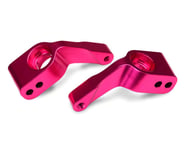 more-results: This is a set of two optional Pink Aluminum Stub Axle Carriers with bearings from Trax