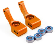more-results: This is a set of two optional orange Aluminum Stub Axle Carriers with bearings from Tr