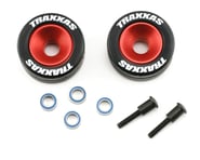 more-results: Traxxas now offers an impressive set of&nbsp;red-anodized machined aluminum wheelie ba