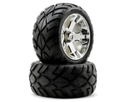 Traxxas Anaconda Tires w/All-Star Front Wheels (2) (Jato) (Chrome) | product-related