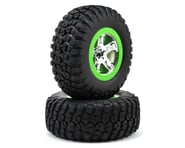 Traxxas Pre-Mounted BFGoodrich KM2 Tire (2) (Front) (Chrome/Green) | product-related