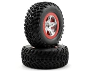 more-results: Traxxas 2.2/3.0 Tire w/SCT Rear Wheel (2) (Satin Chrome) (Standard)