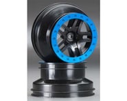 more-results: This is a pair of Traxxas Short Course Split Spoke Wheels for the rear of 2WD SC truck