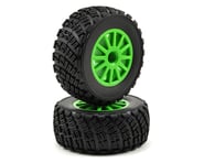 more-results: Traxxas Rally Tire w/Rally Wheel (2) (Green) (Standard)