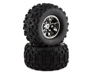 more-results: Traxxas X-Maxx Sledgehammer Pre-Mounted Tires w/17mm Hex (Black Chrome) (2)