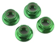 more-results: Traxxas 5mm Aluminum Flanged Nylon Locking Nuts (Green) (4)