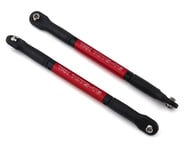 Traxxas E-Revo 2.0 Aluminum Heavy-Duty Steering Link Push Rods (Red) (2) | product-related