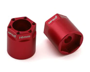 more-results: UpGrade RC Aluminum 14mm Hex Adapters for UpGrade RC 2.8" Tires (Red) (2)