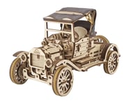 more-results: The UGears Retro Car UGR-T Wooden Mechanical Model Kit is designed to pay homage to th