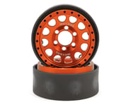 more-results: Vanquish Products Method 105 1.9" Beadlock Crawler Wheels (Orange/Black) (2)