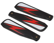 more-results: Vulcan Rotors 105mm Carbon Fiber Tail Blade Set (Red) (3)