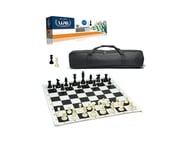 more-results: Black Roll-Up Vinyl Board w/Travel Canvas Bag (21") Experience tournament-level chess 